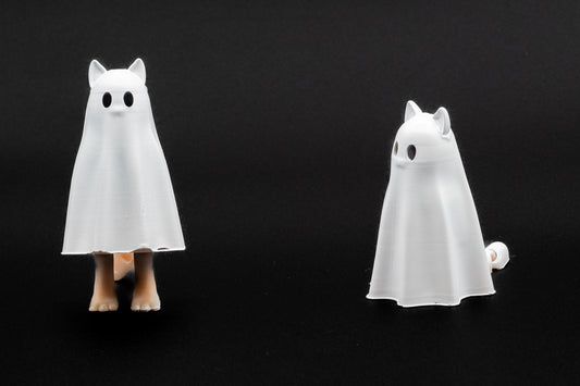 Squeekers The Cat Ghost with Posable Legs - Safety Third Studios